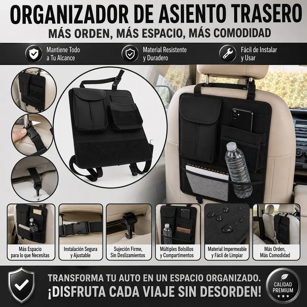 ORGANIZADOR DE ASIENTO TRASERO