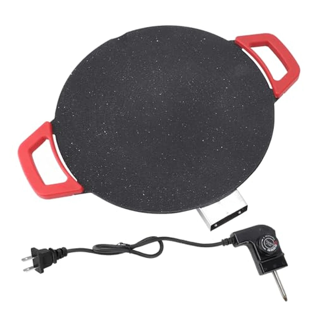 Parrilla Eléctrica Sin Humo 1200W — Barbacoa Coreana de Sobremesa Antiadherente