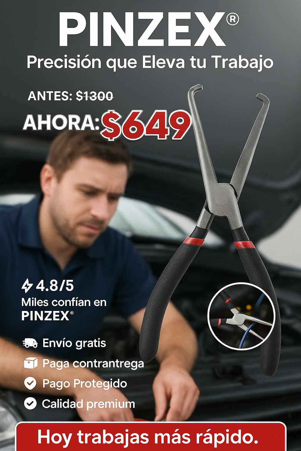 PINZEX® PRECISION QUE ELEVA TU TRABAJO MX