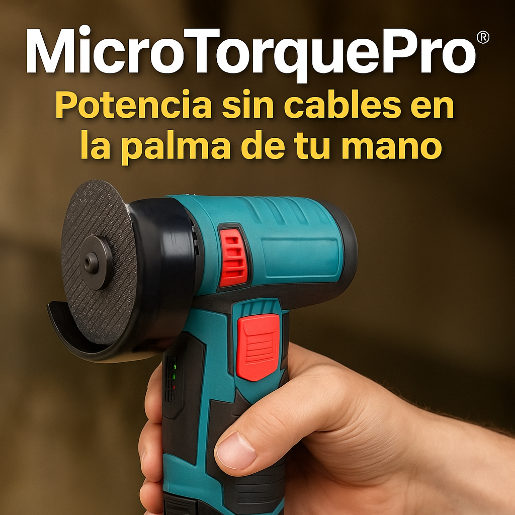 MICROTORQUEPRO® POTENCIA SIN CABLES EN LA PALMA DE TU MANO