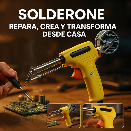 SOLDERONE®REPARA, CREA Y TRANFORMA DESDE CASA