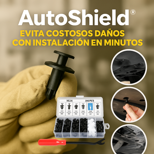 AUTOSHIELD® EVITA COSTOSOS DAÑOS CON INSTALACION EN MINUTOS