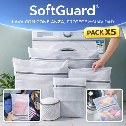 SOFTGUARDX5® LAVA CON CONFIANZA, PROTEGE CON SUAVIDAD