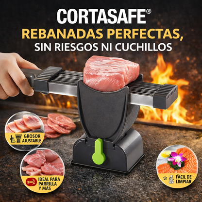 CORTASAFE® REBANADAS PERFECTAS SIN RIESGOS NI CUCHILLOS