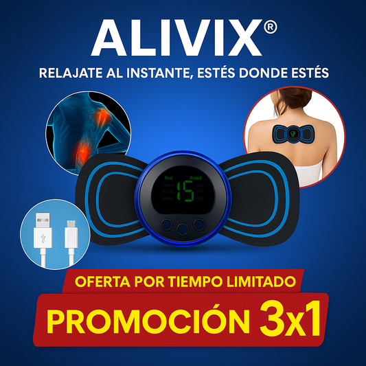 OFERTA 3X1 ALIVIX® RELÁJATE AL INSTANTE, ESTÉS DONDE ESTES