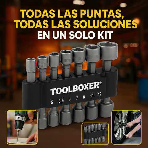 TOOLBOXER® TODAS LAS PUNTAS, TODAS LAS SOLUCIONES, UN SOLO KIT