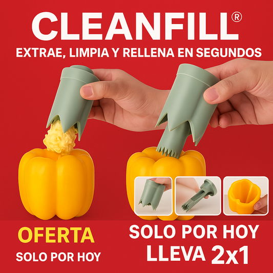 OFERTA 2X1 CLEANFILL® EXTRAE, LIMPIA Y RELLENA EN SEGUNDOS
