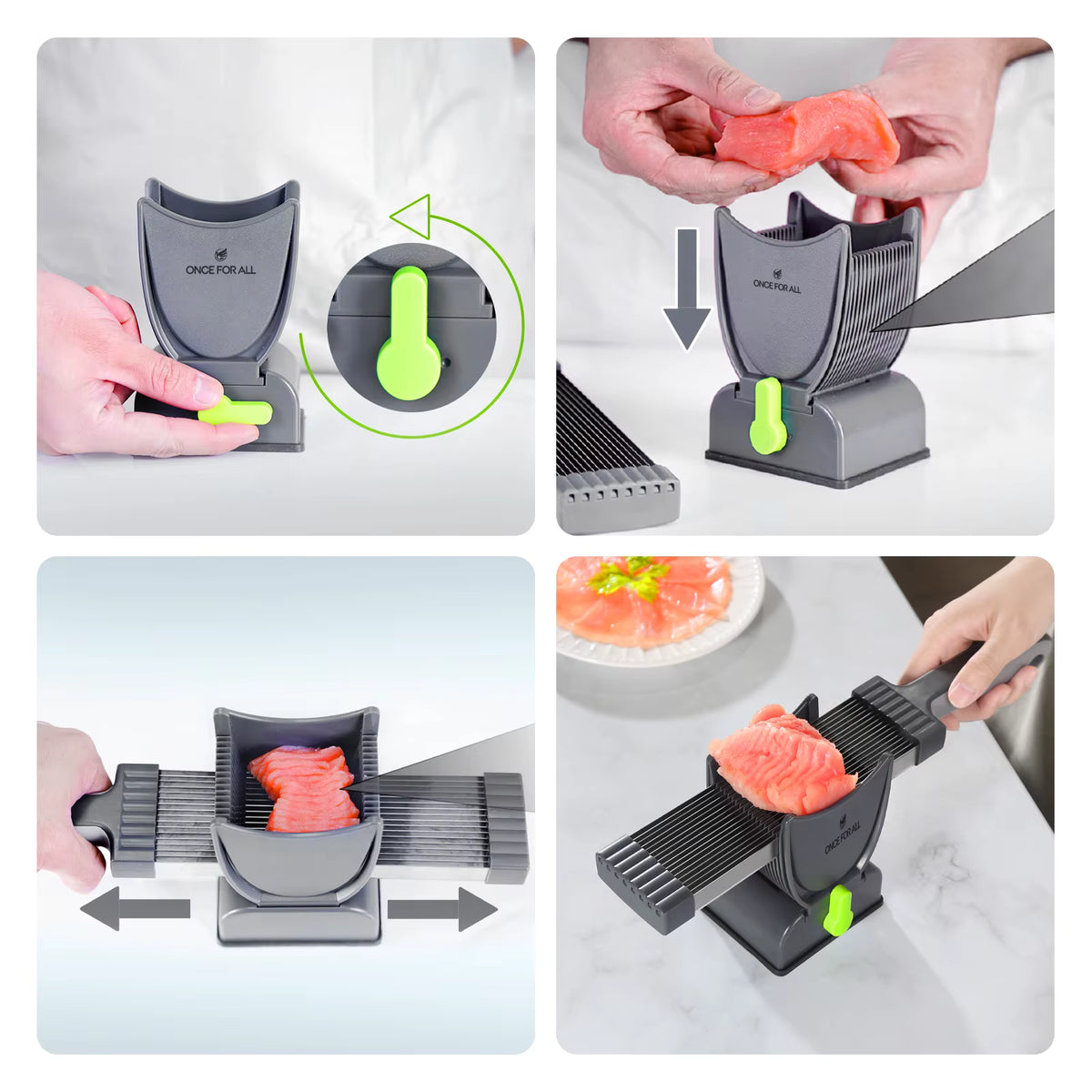 CORTASAFE® REBANADAS PERFECTAS SIN RIESGOS NI CUCHILLOS