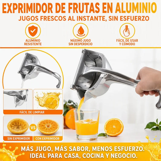 EXPRIMIDOR DE FFRUTAS EN ALUMINIO