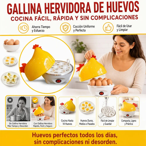 GALLINA HERVIDORA DE HUEVOS