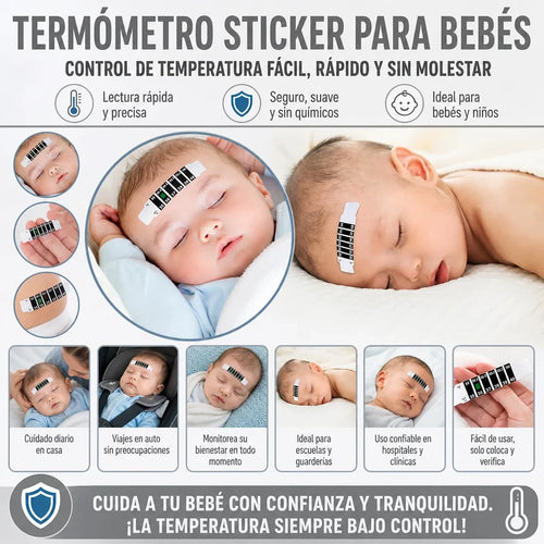 TERMOMETRO STICKERS PARA BEBÉS