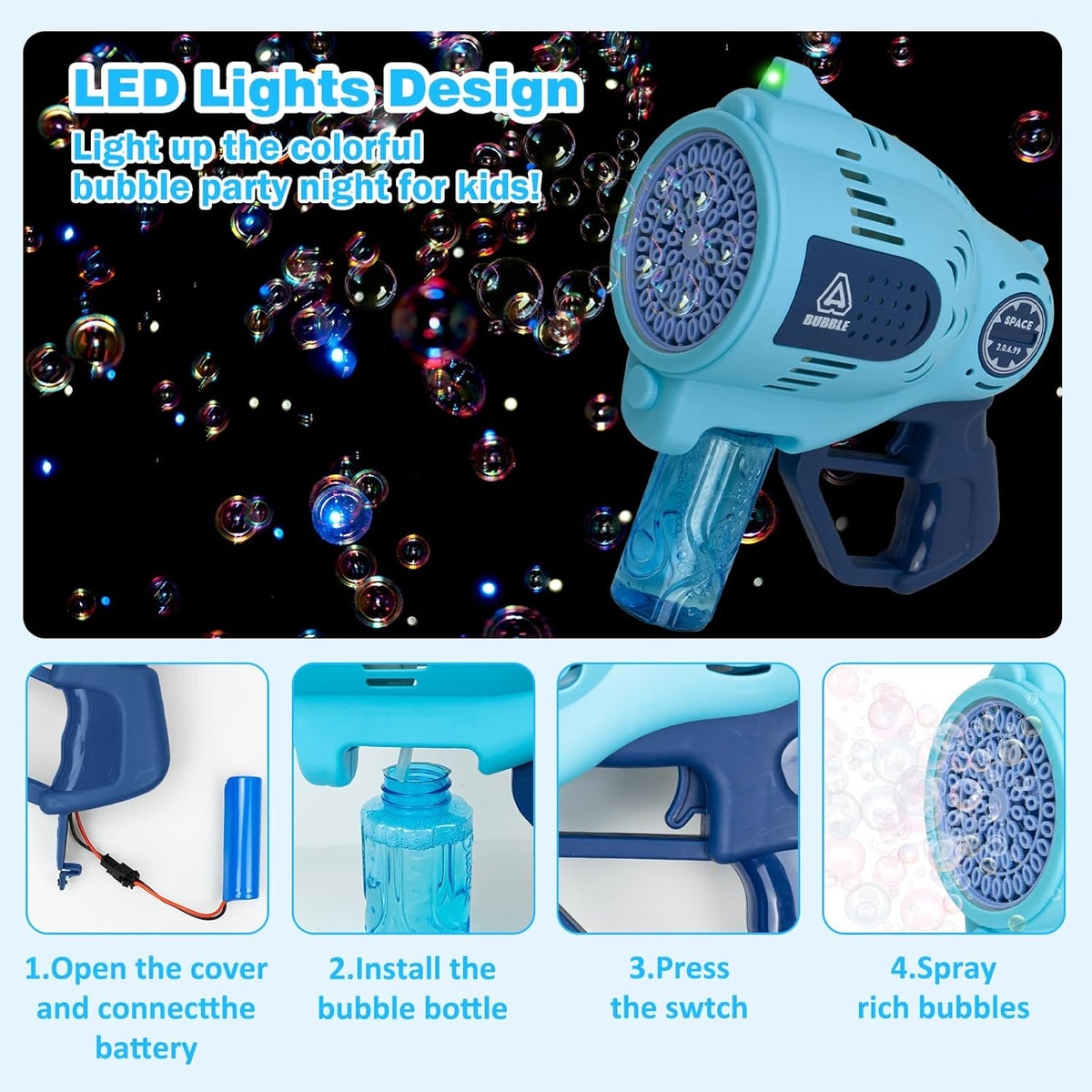 BUBBLIX® LLENA TU MUNDO DE BURBUJAS SIN ESFUERZO
